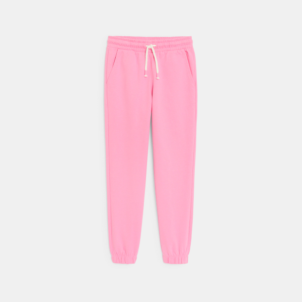 بنطلون رياضي ميلتون وردي سادة للبنات